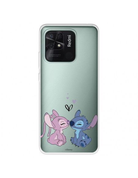 Funda para Xiaomi Redmi Note 11 Pro 5G Oficial de Disney Angel & Stitch  Beso - Lilo & Stitch