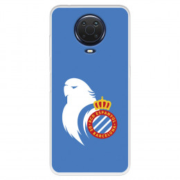 Funda para Nokia G10 del Escudo Perico  - Licencia Oficial RCD Espanyol