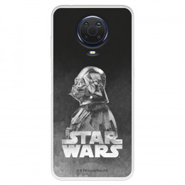 Funda para Nokia G10 Oficial de Star Wars Darth Vader Fondo negro - Star Wars