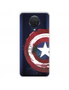 Funda para Nokia G10 Oficial de Marvel Capitán América Escudo Transparente - Marvel