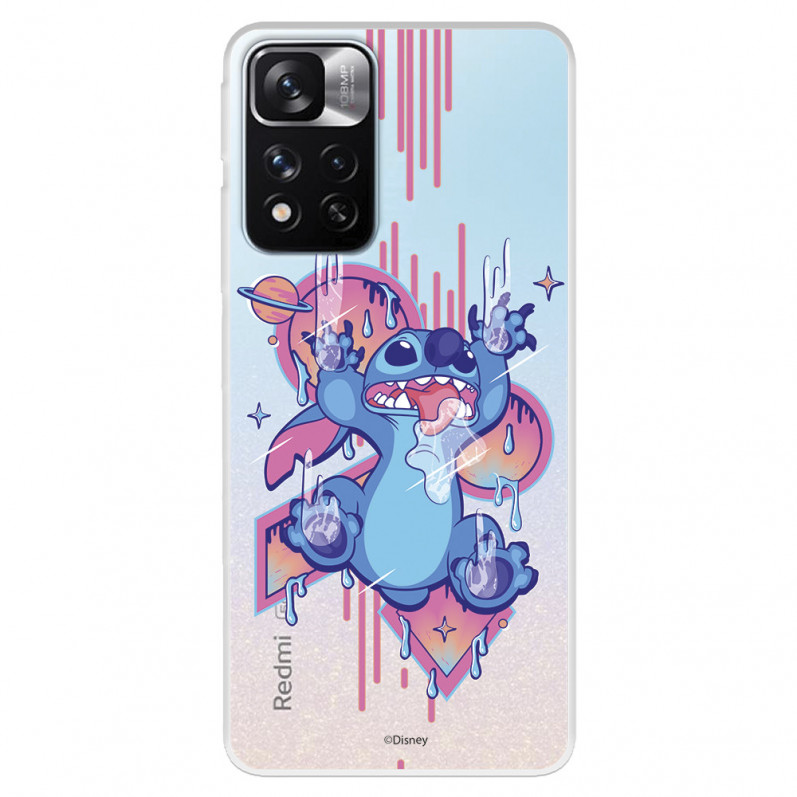 Funda para Xiaomi Redmi Note 11S 4G Oficial de Disney Stitch Graffiti - Lilo & Stitch