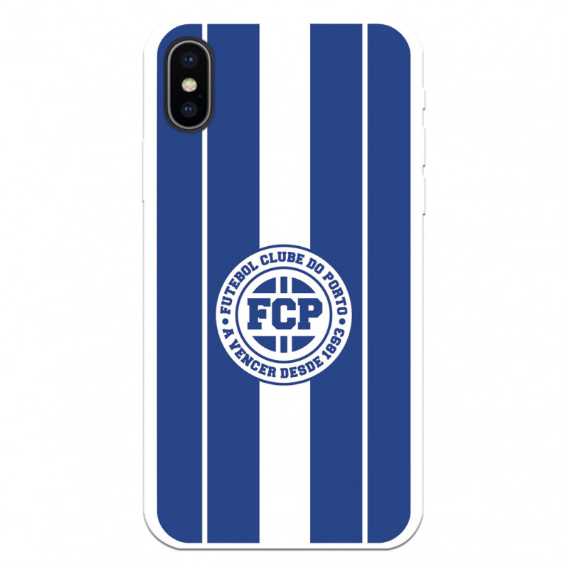 Funda para iPhone X del Fútbol Club Oporto Escudo Azul  - Licencia Oficial Fútbol Club Oporto