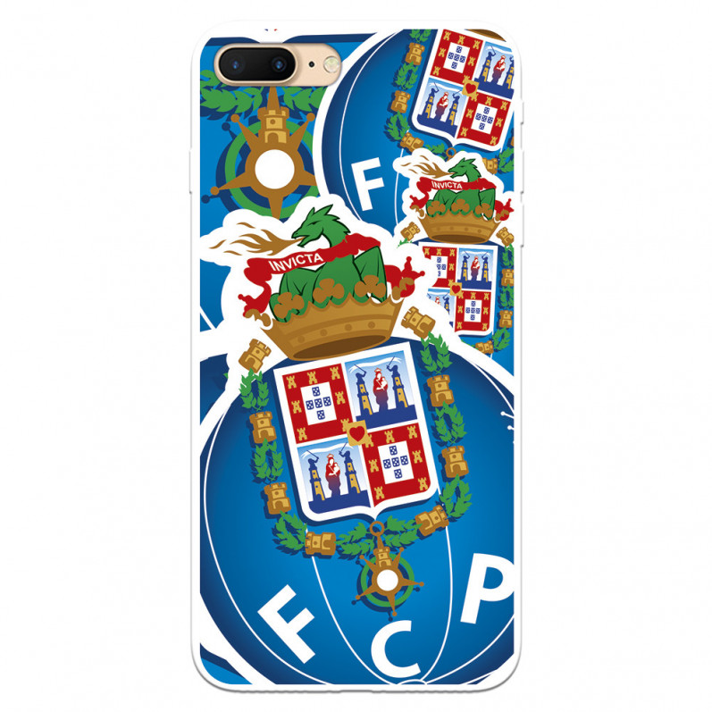 Funda para iPhone 7 Plus del Fútbol Club Oporto Escudo Dibujo  - Licencia Oficial Fútbol Club Oporto