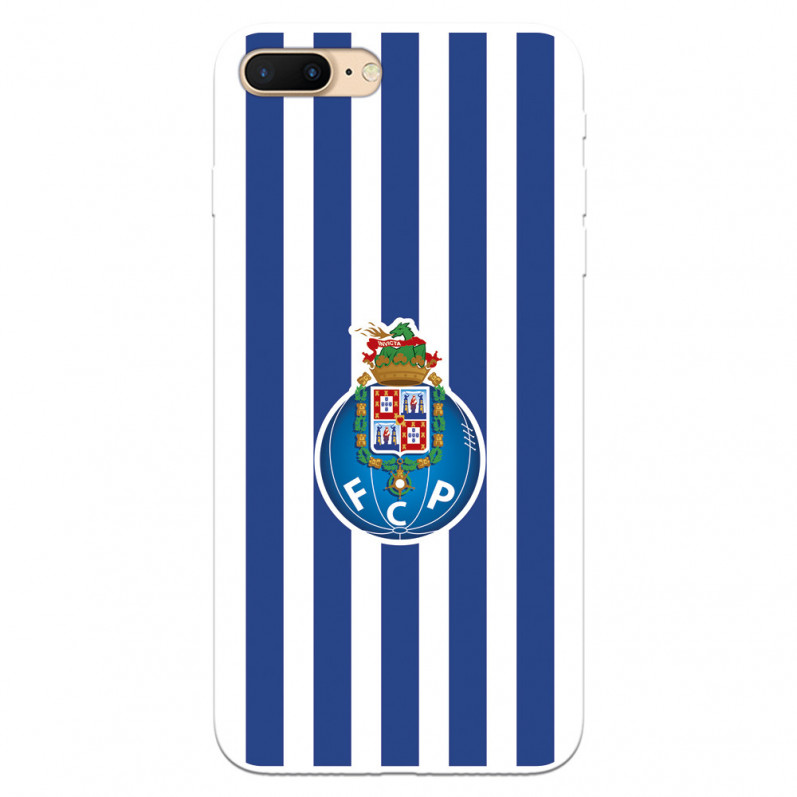 Funda para iPhone 7 Plus del Fútbol Club Oporto Escudo Rayas  - Licencia Oficial Fútbol Club Oporto