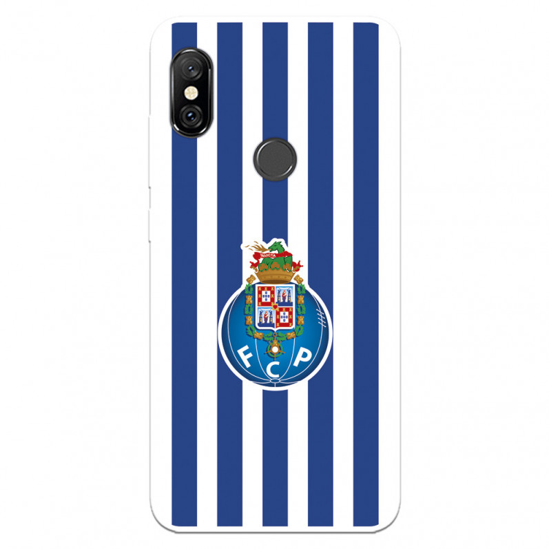 Funda para Xiaomi Mi 6 Pro del Fútbol Club Oporto Escudo Rayas  - Licencia Oficial Fútbol Club Oporto