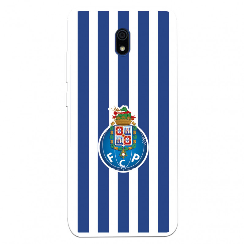Funda para Xiaomi Redmi 8A del Fútbol Club Oporto Escudo Rayas  - Licencia Oficial Fútbol Club Oporto
