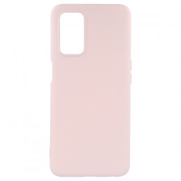 Para OPPO A79 5G Funda de cuero con botón lateral con textura de sarga  (rosa)