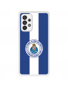 Funda para Samsung Galaxy A73 5G del Fútbol Club Oporto Escudo Rayas Azul y blanco  - Licencia Oficial Fútbol Club Oporto