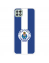 Funda para Samsung Galaxy A22 5G del Fútbol Club Oporto Escudo Rayas Azul y blanco  - Licencia Oficial Fútbol Club Oporto