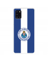 Funda para Samsung Galaxy A31 del Fútbol Club Oporto Escudo Rayas Azul y blanco  - Licencia Oficial Fútbol Club Oporto