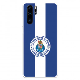 Funda para Huawei P30 Pro del Fútbol Club Oporto Escudo Rayas Azul y blanco  - Licencia Oficial Fútbol Club Oporto