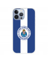 Funda para iPhone 13 Pro Max del Fútbol Club Oporto Escudo Rayas Azul y blanco  - Licencia Oficial Fútbol Club Oporto