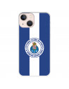 Funda para iPhone 13 Mini del Fútbol Club Oporto Escudo Rayas Azul y blanco  - Licencia Oficial Fútbol Club Oporto
