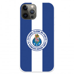 Funda para iPhone 12 Pro Max del Fútbol Club Oporto Escudo Rayas Azul y blanco  - Licencia Oficial Fútbol Club Oporto
