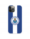 Funda para iPhone 12 Pro Max del Fútbol Club Oporto Escudo Rayas Azul y blanco  - Licencia Oficial Fútbol Club Oporto