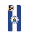 Funda para iPhone 11 Pro Max del Fútbol Club Oporto Escudo Rayas Azul y blanco  - Licencia Oficial Fútbol Club Oporto
