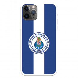 Funda para iPhone 11 Pro del Fútbol Club Oporto Escudo Rayas Azul y blanco  - Licencia Oficial Fútbol Club Oporto