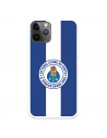Funda para iPhone 11 Pro del Fútbol Club Oporto Escudo Rayas Azul y blanco  - Licencia Oficial Fútbol Club Oporto