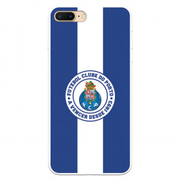 Funda para iPhone 7 Plus del Fútbol Club Oporto Escudo Rayas Azul y blanco  - Licencia Oficial Fútbol Club Oporto