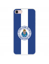 Funda para iPhone 7 del Fútbol Club Oporto Escudo Rayas Azul y blanco  - Licencia Oficial Fútbol Club Oporto