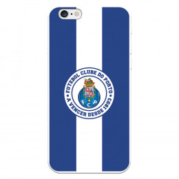 Funda para iPhone 6 del Fútbol Club Oporto Escudo Rayas Azul y blanco  - Licencia Oficial Fútbol Club Oporto