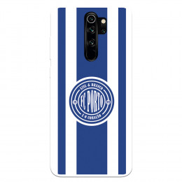 Funda para Xiaomi Redmi Note 8 Pro del Fútbol Club Oporto Escudo Escudo y Rayas  - Licencia Oficial Fútbol Club Oporto