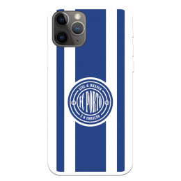 Funda para iPhone 11 Pro del Fútbol Club Oporto Escudo Escudo y Rayas  - Licencia Oficial Fútbol Club Oporto