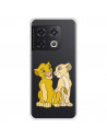 Funda para OnePlus 10 Pro Oficial de Disney Simba y Nala Silueta - El Rey León