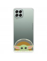 Funda para Samsung Galaxy M33 5G Oficial de Star Wars Baby Yoda Sonrisas - The Mandalorian