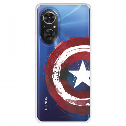Funda para Huawei Honor 50 SE Oficial de Marvel Capitán América Escudo Transparente - Marvel