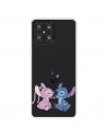 Funda para Huawei Honor X8 Oficial de Disney Angel & Stitch Beso - Lilo & Stitch