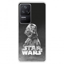 Funda para Xiaomi Poco F4 5G Oficial de Star Wars Darth Vader Fondo negro - Star Wars