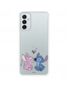 Funda para Samsung Galaxy M13 Oficial de Disney Angel & Stitch Beso - Lilo & Stitch