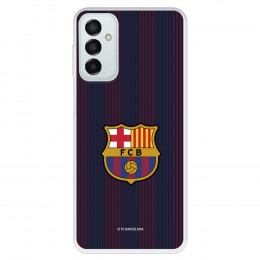 Funda para Samsung Galaxy M13 del FC Barcelona Rayas Blaugrana  - Licencia Oficial FC Barcelona
