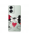 Funda para OnePlus Nord 2T 5G Oficial de Disney Mickey y Minnie Beso - Clásicos Disney