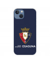 Funda para IPhone 14 Max del CA Osasuna Escudo Fondo Azul  - Licencia Oficial CA Osasuna