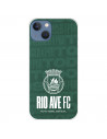 Funda para IPhone 14 Max del Rio Ave FC Escudo Blanco  - Licencia Oficial Rio Ave FC