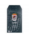 Funda para IPhone 14 Pro del Club Deportivo Badajoz Escudo Fondo Negro y transparente  - Licencia Oficial Club Deportivo Badajoz