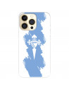 Funda para IPhone 14 Pro del RC Celta Escudo Trazo Azul  - Licencia Oficial RC Celta