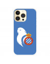 Funda para IPhone 14 Pro del RCD Espanyol Escudo Perico  - Licencia Oficial RCD Espanyol