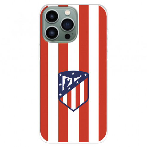 Funda para IPhone 14 Pro Max del Atlético de Madrid Escudo Rojiblanco  - Licencia Oficial Atlético de Madrid