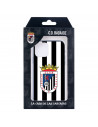 Funda para IPhone 14 Pro Max del Club Deportivo Badajoz Escudo Blanquinegro  - Licencia Oficial Club Deportivo Badajoz
