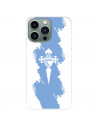 Funda para IPhone 14 Pro Max del RC Celta Escudo Trazo Azul  - Licencia Oficial RC Celta