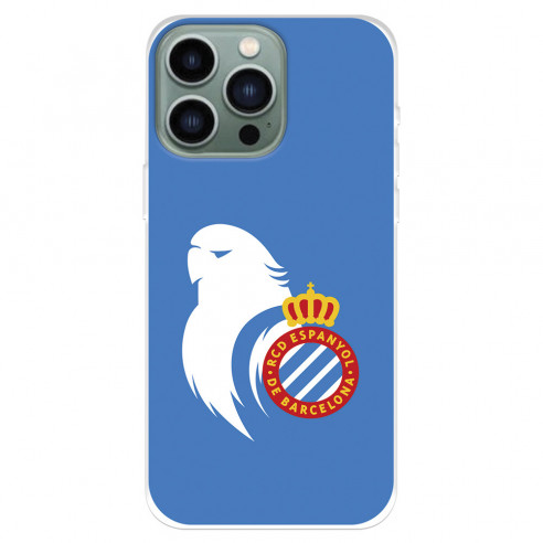 Funda para IPhone 14 Pro Max del RCD Espanyol Escudo Perico  - Licencia Oficial RCD Espanyol