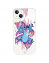 Funda para IPhone 14 Oficial de Disney Stitch Graffiti - Lilo & Stitch