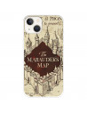 Funda para IPhone 14 Oficial de Harry Potter The Marauders Map fondo - Harry Potter