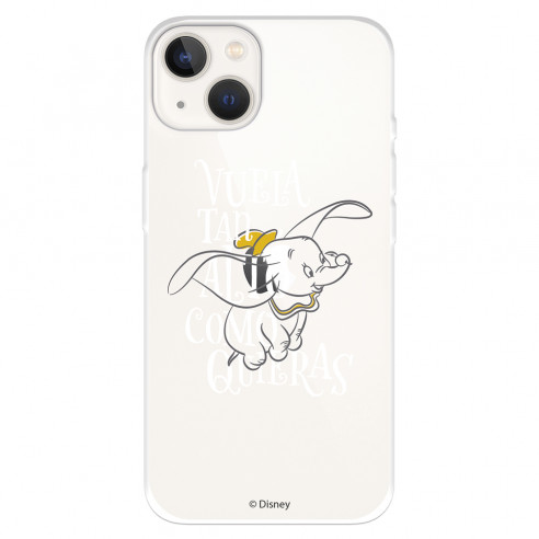 Funda para IPhone 14 Oficial de Disney Dumbo Vuela tan Alto - Dumbo
