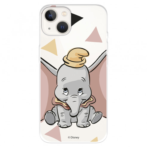 Funda para IPhone 14 Oficial de Disney Dumbo Silueta Transparente - Dumbo