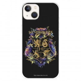 Funda para IPhone 14 Oficial de Harry Potter Hogwarts Floral - Harry Potter