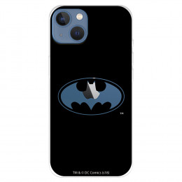 Funda para IPhone 14 Max Oficial de DC Comics Batman Logo Transparente - DC Comics